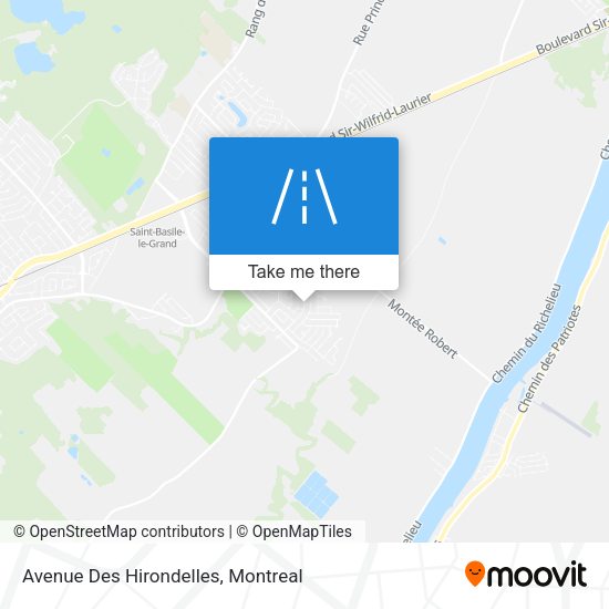 Avenue Des Hirondelles map
