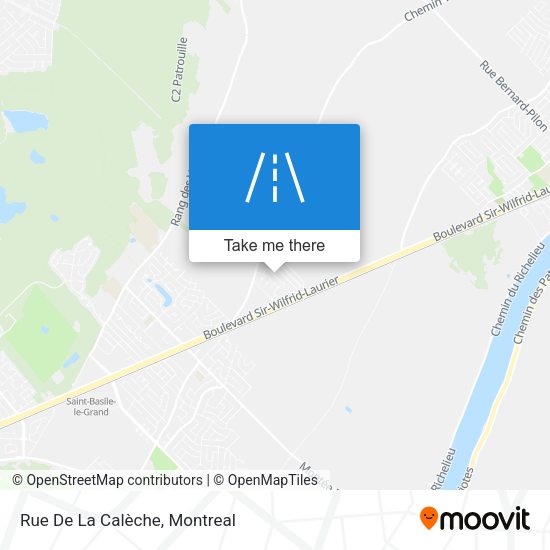 Rue De La Calèche map