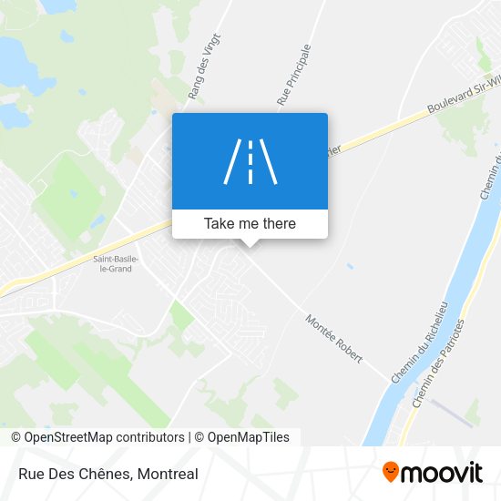 Rue Des Chênes map