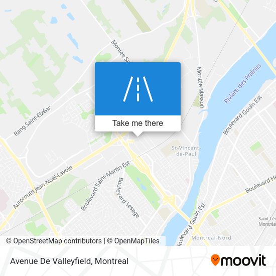 Avenue De Valleyfield map