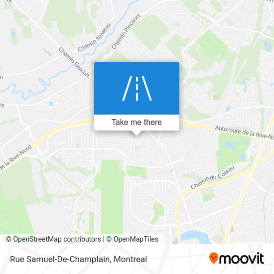 Rue Samuel-De-Champlain map