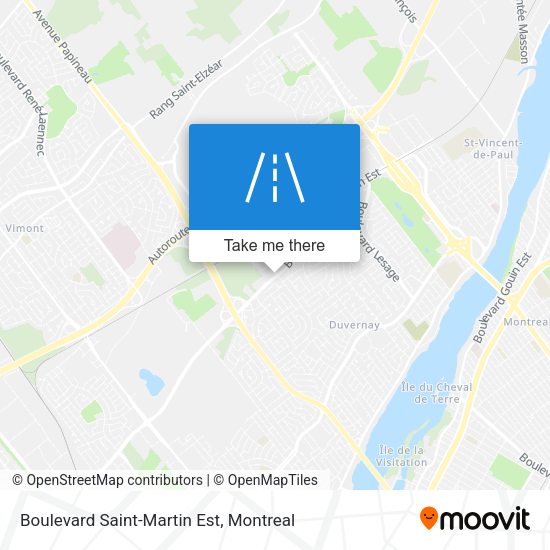 Boulevard Saint-Martin Est map