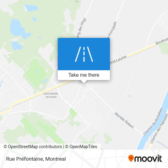 Rue Préfontaine map