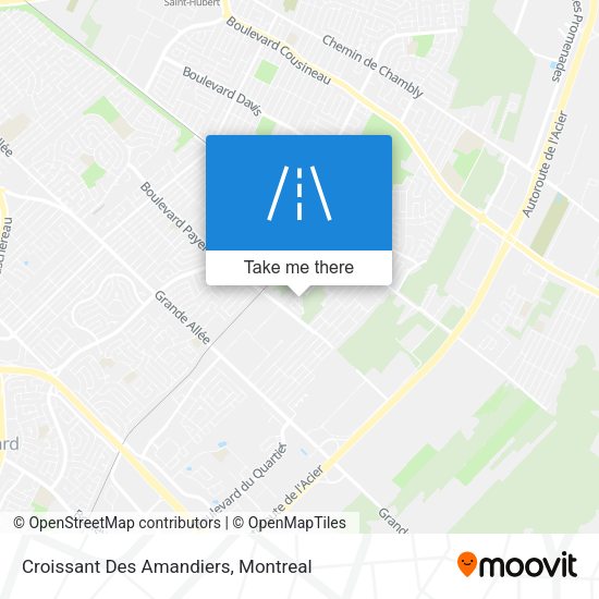 Croissant Des Amandiers map