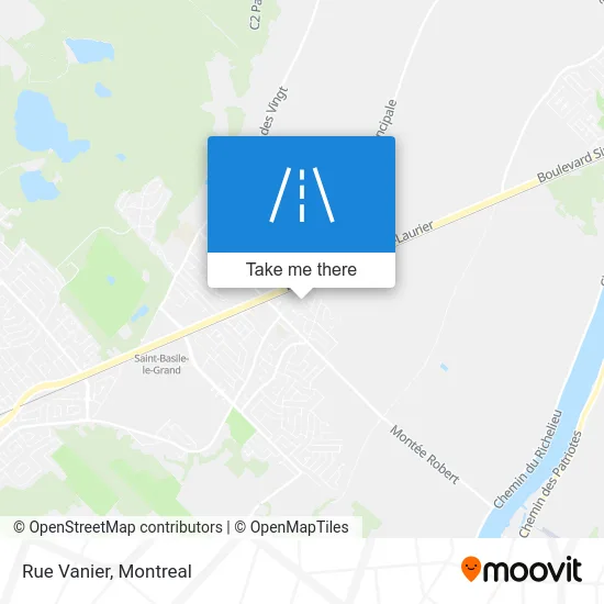 Rue Vanier map