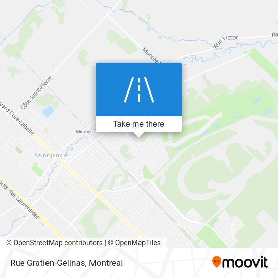 Rue Gratien-Gélinas map