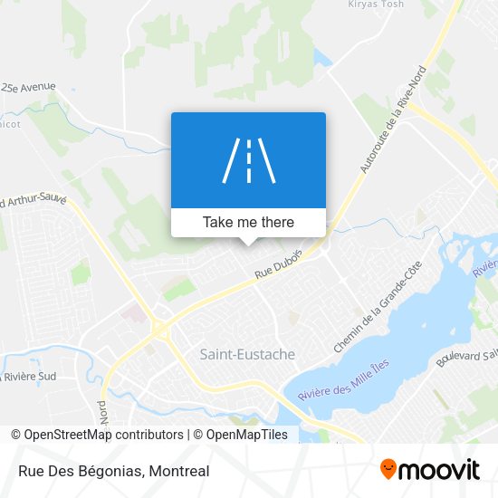 Rue Des Bégonias map