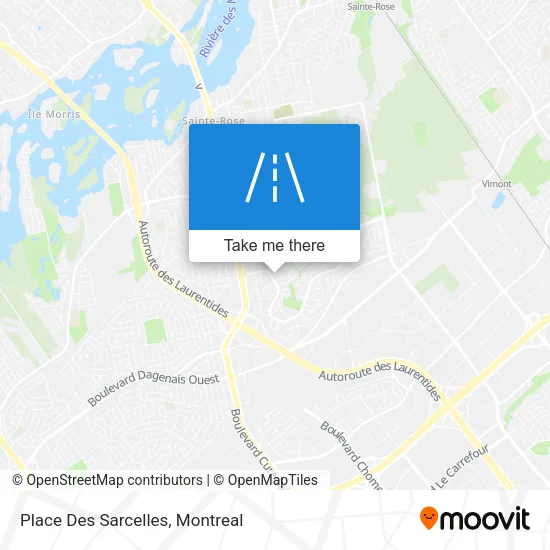 Place Des Sarcelles map