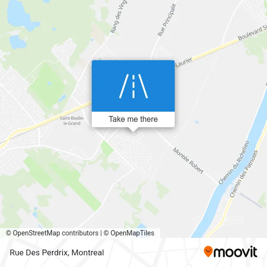 Rue Des Perdrix map