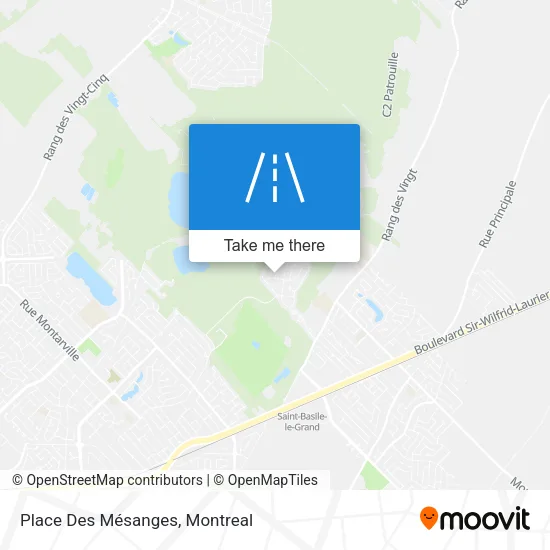 Place Des Mésanges map