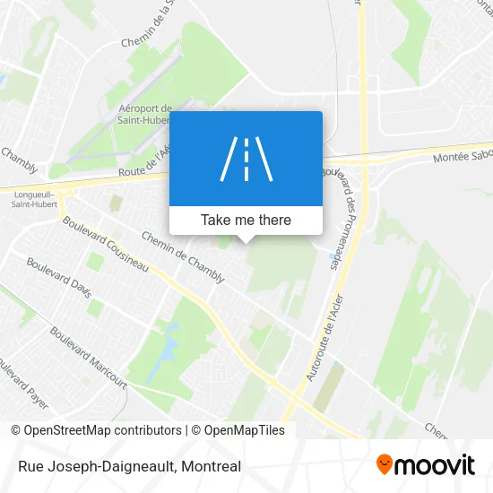 Rue Joseph-Daigneault map