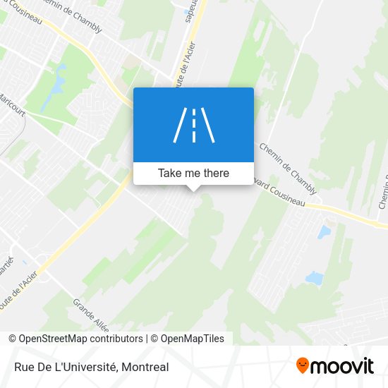 Rue De L'Université map