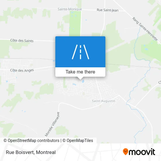 Rue Boisvert map
