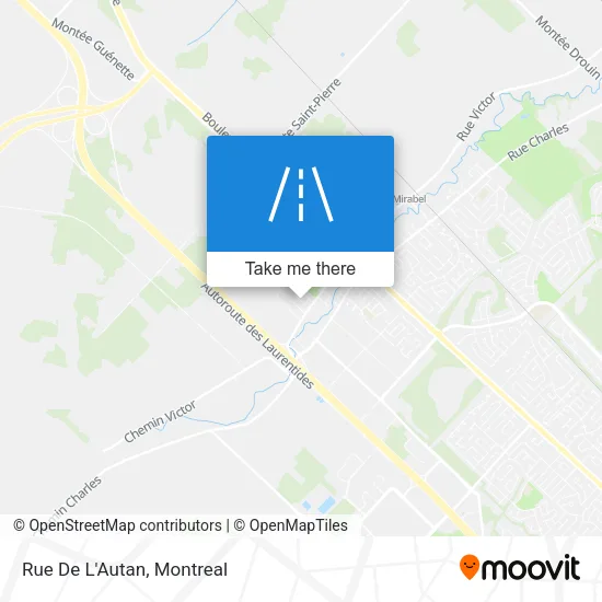 Rue De L'Autan map