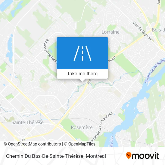 Chemin Du Bas-De-Sainte-Thérèse map