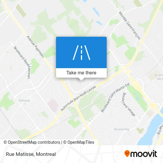 Rue Matisse map