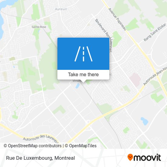 Rue De Luxembourg map