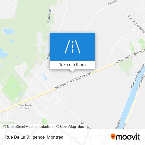 Rue De La Diligence map