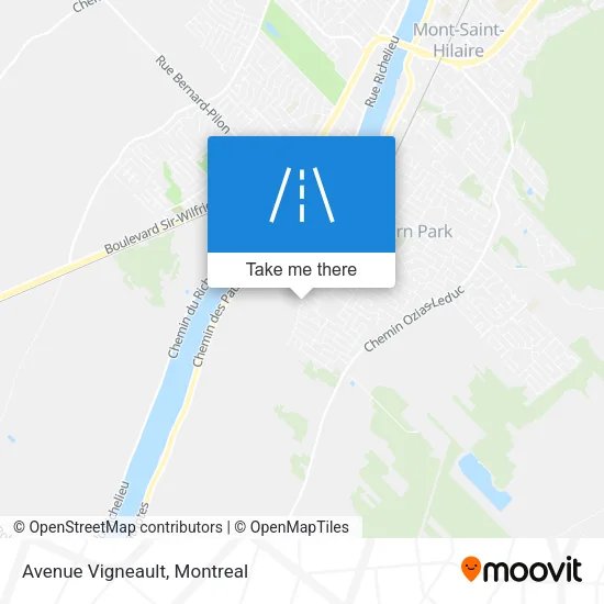 Avenue Vigneault map