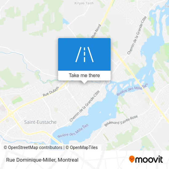 Rue Dominique-Miller map