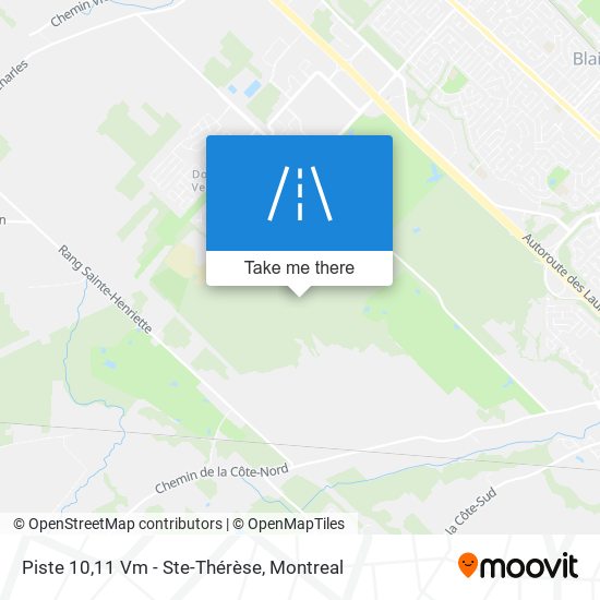 Piste 10,11 Vm - Ste-Thérèse map