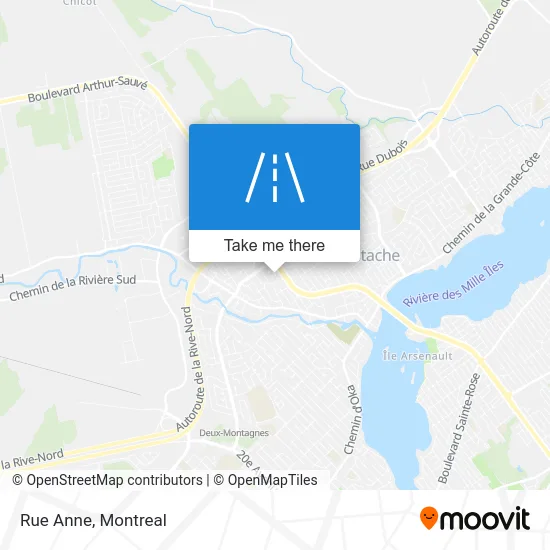 Rue Anne map