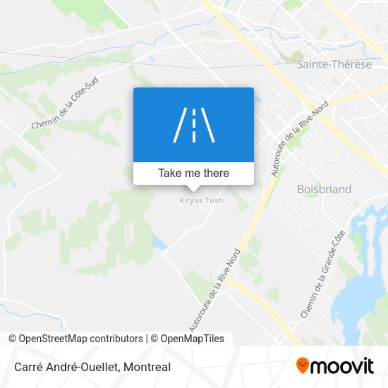 Carré André-Ouellet map