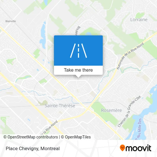 Place Chevigny map