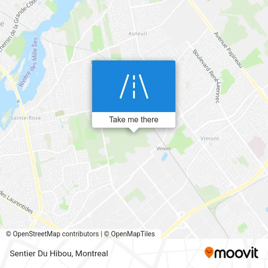 Sentier Du Hibou map