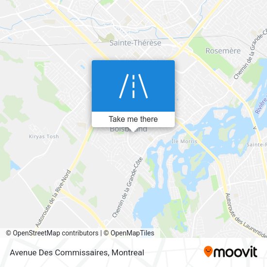 Avenue Des Commissaires map