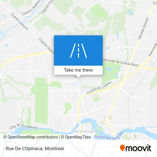 Rue De L'Opinaca map