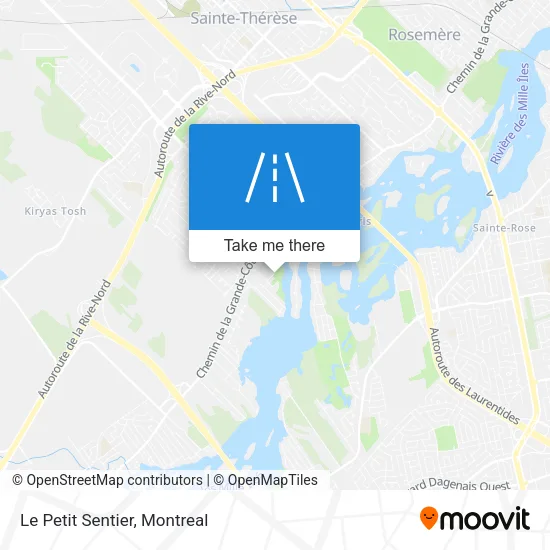 Le Petit Sentier map