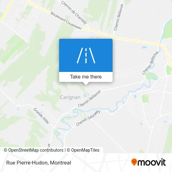 Rue Pierre-Hudon map
