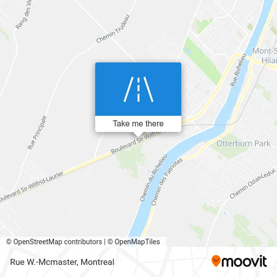Rue W.-Mcmaster map