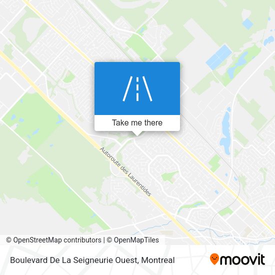 Boulevard De La Seigneurie Ouest map