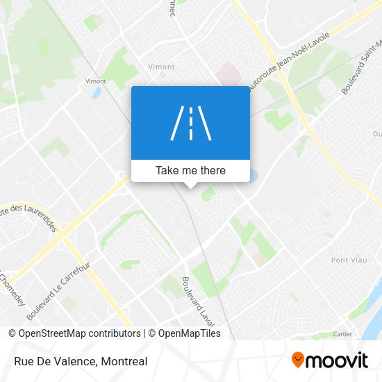 Rue De Valence map