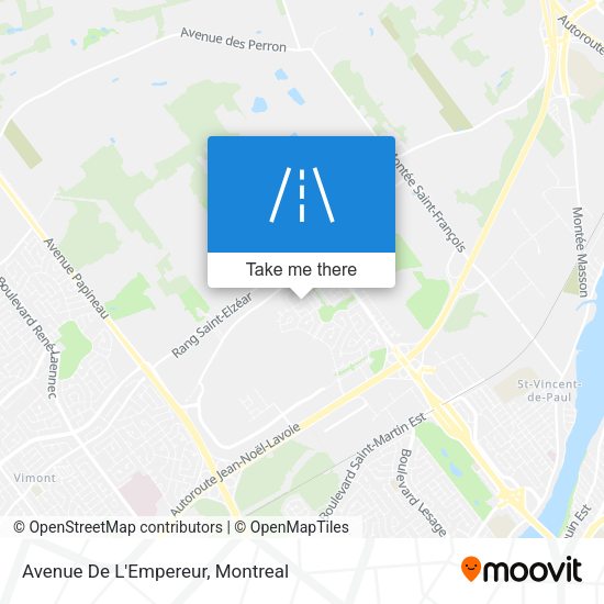 Avenue De L'Empereur map