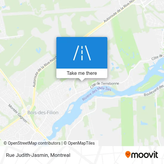 Rue Judith-Jasmin map