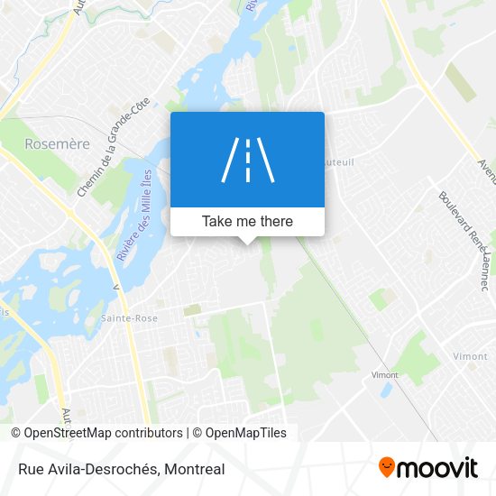 Rue Avila-Desrochés map