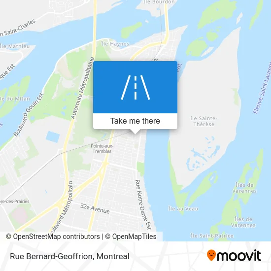 Rue Bernard-Geoffrion map