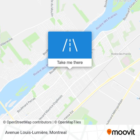 Avenue Louis-Lumière map