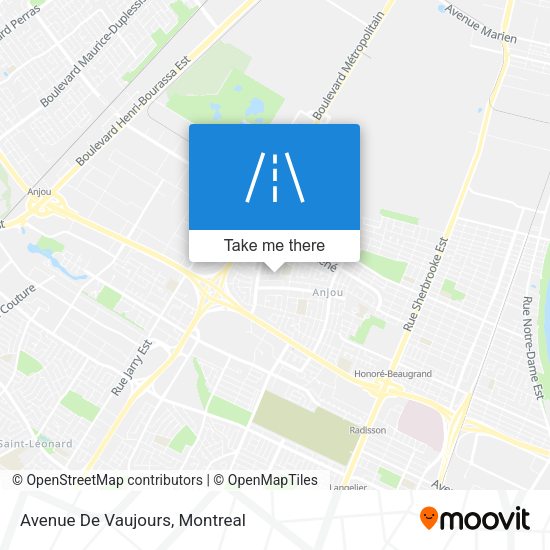 Avenue De Vaujours map