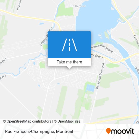 Rue François-Champagne map