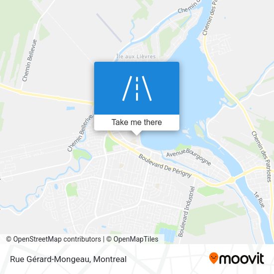 Rue Gérard-Mongeau map