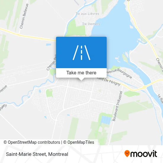 Rue Sainte-Marie map