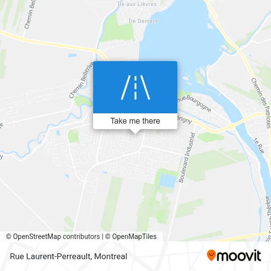 Rue Laurent-Perreault map