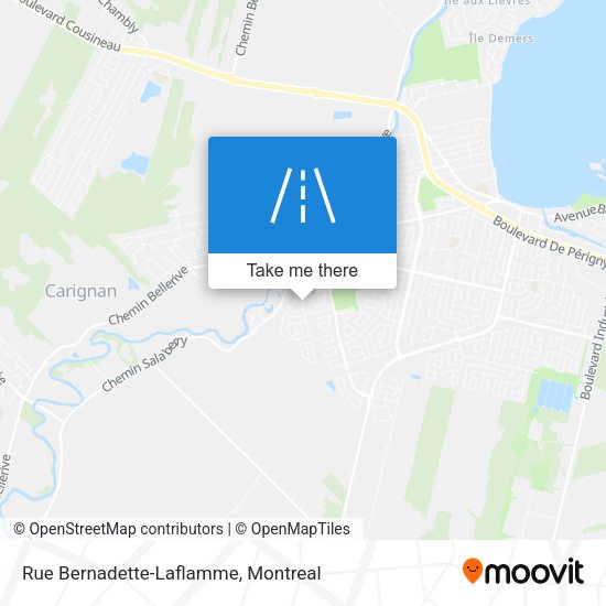 Rue Bernadette-Laflamme map