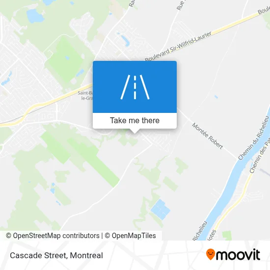 Rue De La Cascade map