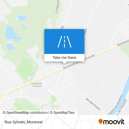Rue Sylvain map