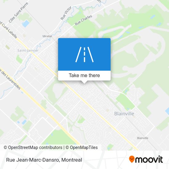 Rue Jean-Marc-Dansro map